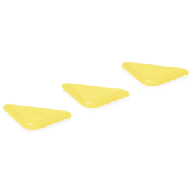 Languettes de couleur HACCP - Jaune (lot de 50)