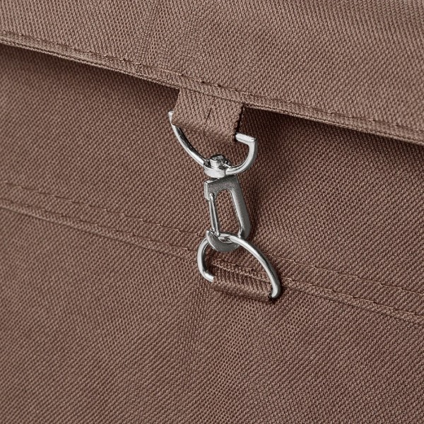 Sac à linge polyester brun - 48 x 38 cm - 80 L - Compatible avec le chariot 4420 001