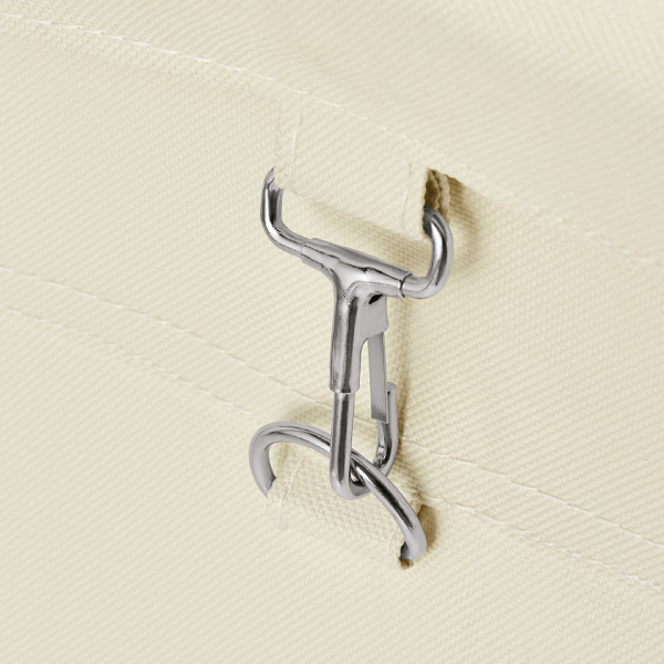 Sac à linge beige en nylon - Ø 60 x 70 cm - 150 L