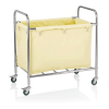 Sac à linge crème en nylon - 80 x 50 cm - 220 L