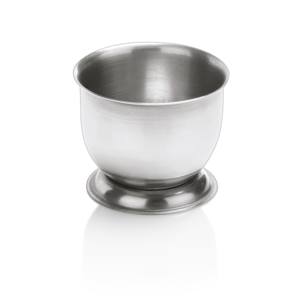 Coquetier en acier chrome-nickel - Hauteur 4 cm (lot de 6)