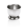Coquetier en acier chrome-nickel - Hauteur 4 cm (lot de 6)