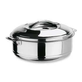Marmite isotherme inox chromé - 3,5 L - Ø 30 cm