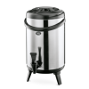 Distributeur de boissons isotherme inox sur pieds - 10 L - Ø 24 cm