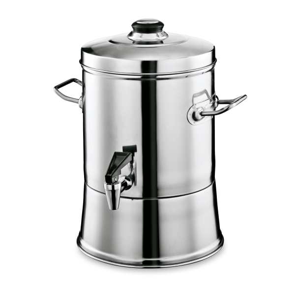 Distributeur de boissons inox chromé - 25 L - Ø 30 cm