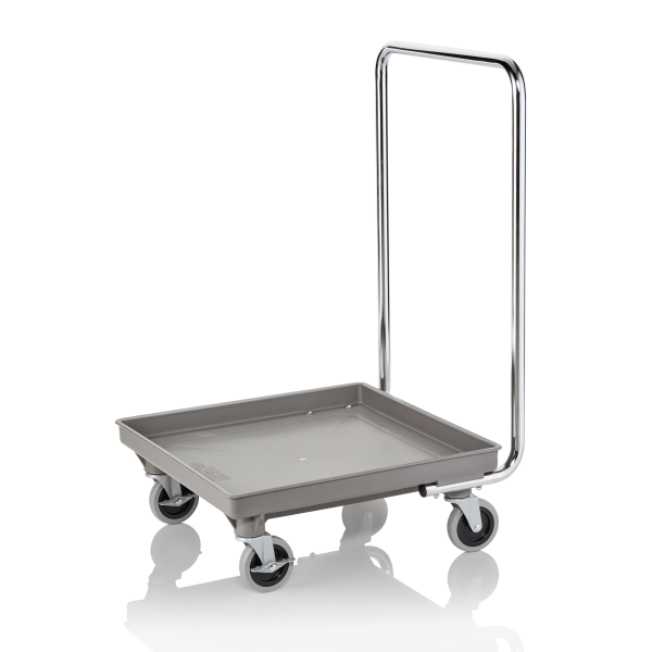 Chariot de transport en polypropylène avec poignée - 53 x 53 cm