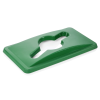Couvercle vert pour poubelle 65 L réf. 9237650