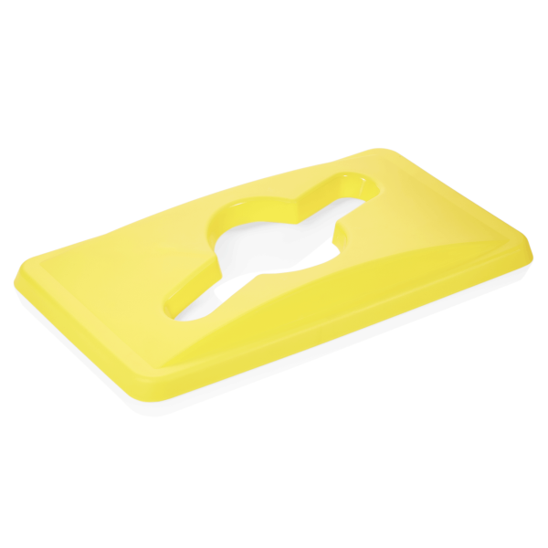 Couvercle jaune pour poubelle 65 L réf. 9237650