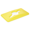 Couvercle jaune pour poubelle 65 L réf. 9237650