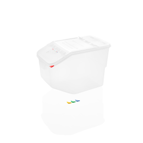 Bac alimentaire HACCP en polypropylène - 50 L - 56 x 34 x 40 cm