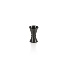 Jigger inox chromé - 1,5/3 cl - Noir