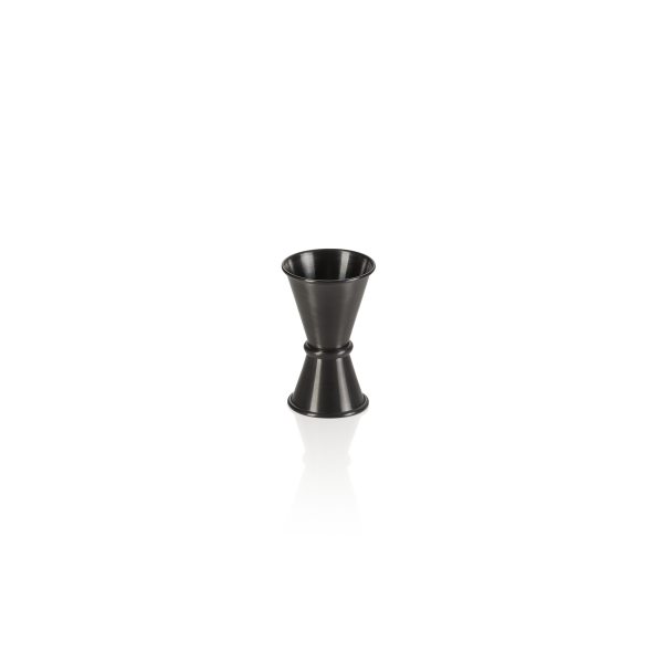 Jigger inox chromé - 1,5/3 cl - Noir