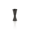 Jigger inox chromé - 2,5/5 cl - Noir