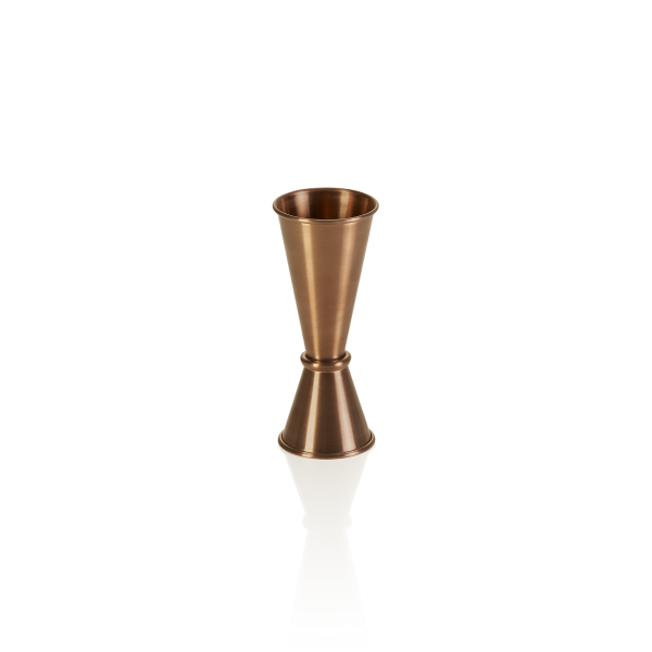 Jigger inox chromé - 2,5/5 cl - Bronze