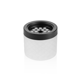 Cendrier coupe-vent en verre - Ø 9,5 cm - Transparent