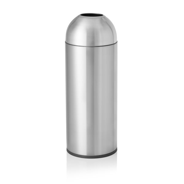 Poubelle inox chromé - 30 L - Ø 32 cm