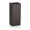 Poubelle inox chromé et plastique - 30 L