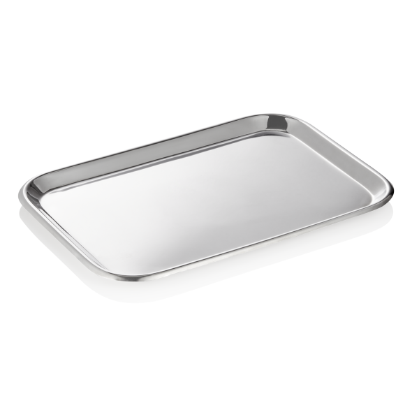 Plateau fast-food inox - 30 x 21,5 cm
