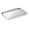 Plateau fast-food inox - 30 x 21,5 cm