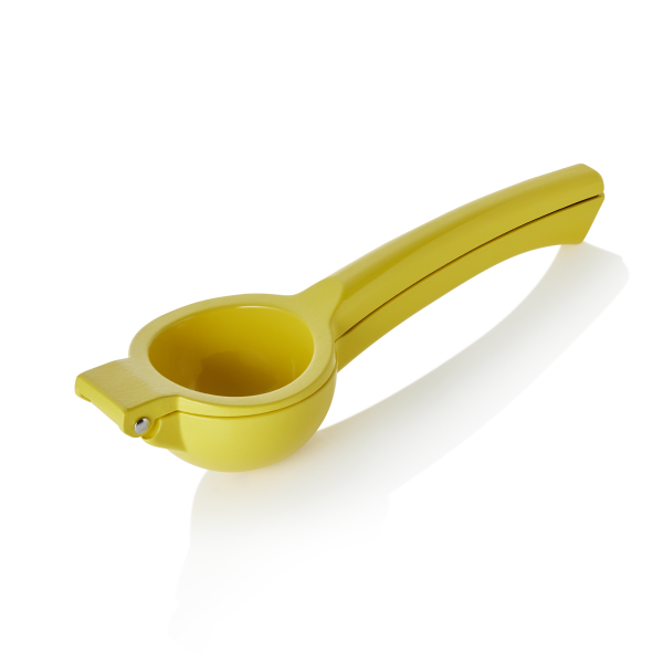 Presse-agrumes aluminium moulé Ø 6 cm – Jaune