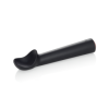 Cuillère à glace en aluminium noir - 45 ml - Embout rouge