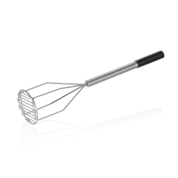 Pilon presse-purée acier chrome-nickel 60 cm – Ø 12,5 cm