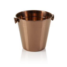 Mini-seau à glace en acier chrome-nickel - 1 L - PVD rosé