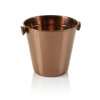 Mini-seau à glace en acier chrome-nickel - 1 L - PVD rosé