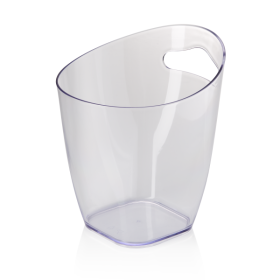 Rafraîchisseur de bouteille en plastique SAN transparent - 3,5 l