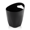 Rafraîchisseur de bouteille en plastique SAN noir - 3,5 L