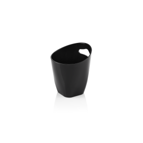 Rafraîchisseur de bouteille en plastique SAN noir - 0,4 L