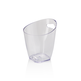 Rafraîchisseur de bouteille en plastique SAN transparent - 1,2 L