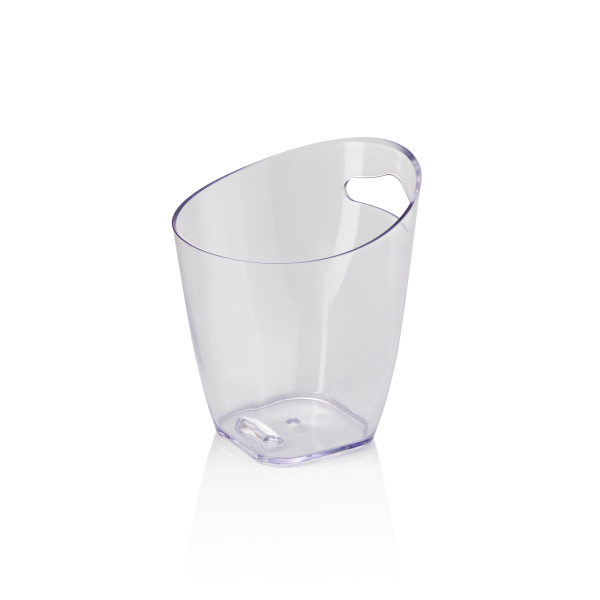 Rafraîchisseur de bouteille en plastique SAN transparent - 1,2 L