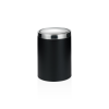 Poubelle inox noir poudré - 5 L - Ø 18 cm