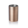 Rafraîchisseur de bouteille inox chromé - Ø 12 cm - PVD bronze