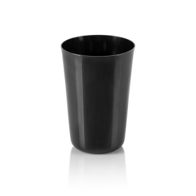 Gobelet bar inox chromé - 400 ml - PVD noir (lot de 4)