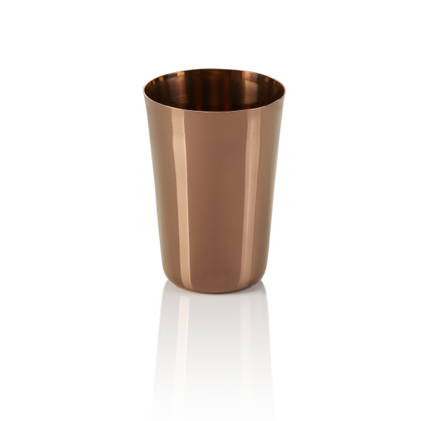 Gobelet bar inox chromé - 300 ml - PVD bronze (lot de 4)