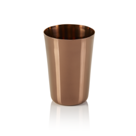 Gobelet bar inox chromé - 400 ml - PVD bronze (lot de 4)