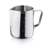 Cruche graduée inox chromé - 600 ml - Ø 7,5 cm