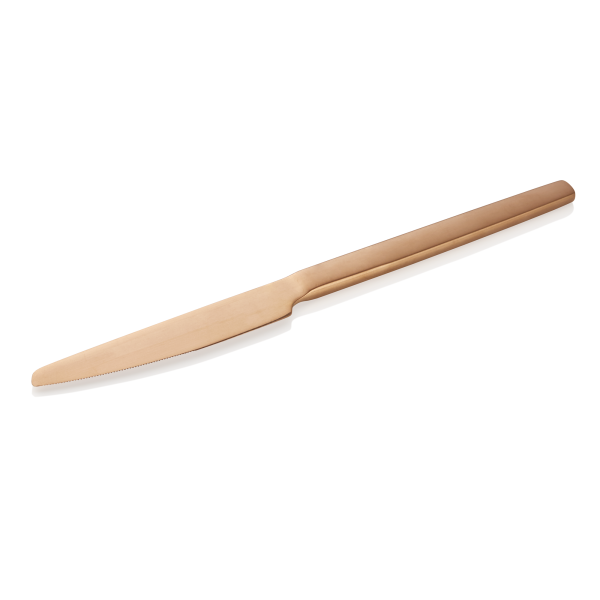 Couteau de table acier chromé 13/0 - série Alex Bronze (lot de 12)