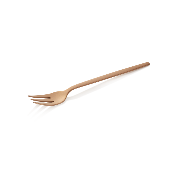Fourchette à dessert inox 18/10 - série Alex Bronze (lot de 12)