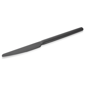Couteau de table acier chromé 13/0 - série Alex Black (lot de 12)