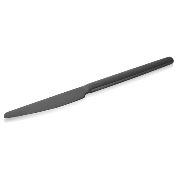 Couteau de table acier chromé 13/0 - série Alex Black (lot de 12)