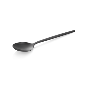Cuillère à dessert inox 18/10 - série Alex Black (lot de 12)