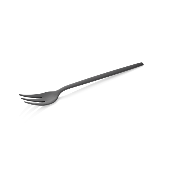 Fourchette à dessert inox 18/10 - série Alex Black (lot de 12)