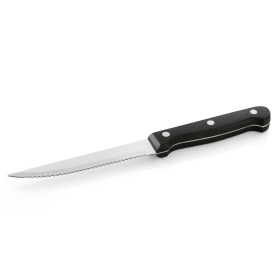 Couteau à steak/pizza inox manche en plastique - 21 cm (lot de 12)