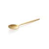 Cuillère à dessert inox 18/10 - série Alex Gold (lot de 12)