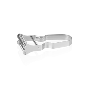 Éplucheur castor inox 12 cm – Lisse ou dentelé avec coupe julienne