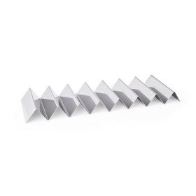 Présentoir à snacks inox chromé - 7 emplacements