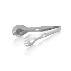 Pince à salade inox chromé - 22 cm